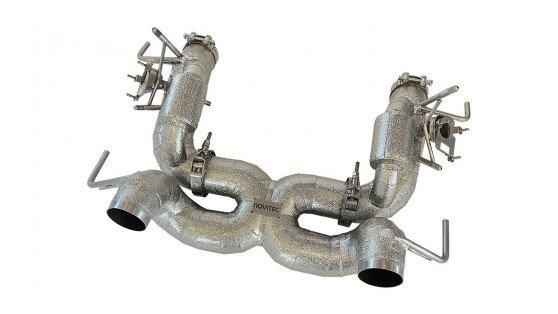 Ferrari SF90/XX Power Exhaust System - Inconel Gold Plated - with flap-regulation