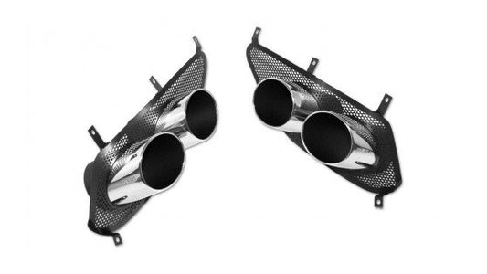 Ferrari Portofino M & Roma Tailpipes Set - Black Coated Mesh