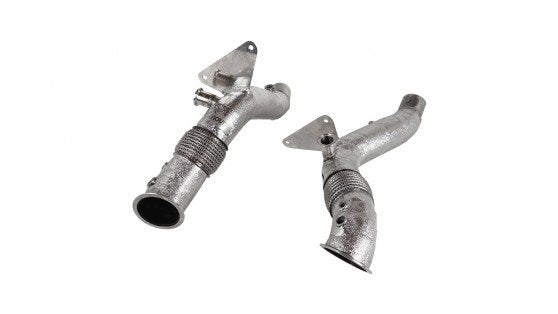 Ferrari F8 Catalyst-Replacement Pipes Set - Gold Plated