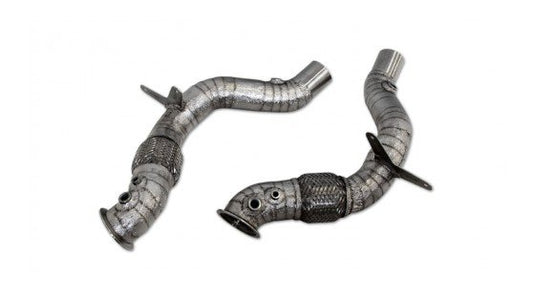 Ferrari 488 / Pista Catalyst-Replacement Pipes Set - Heat Protected