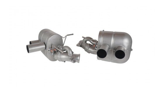 Ferrari SP1 / SP2 power optimized exhaust system with flap-regulation, INCONEL - with flap-regulation