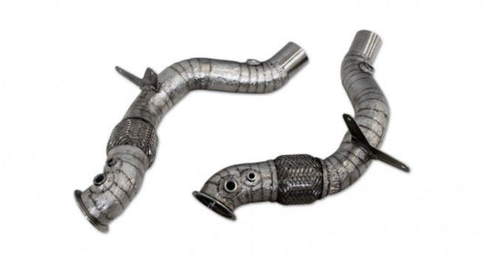 Ferrari 488 / Pista Catalyst-Replacement Pipes Set - Heat Protected