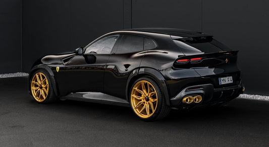 Ferrari Purosangue Tailpipes Set - Gold Plated