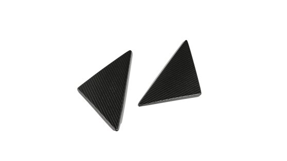 Ferrari 296 triangle cover for side window visible Carbon