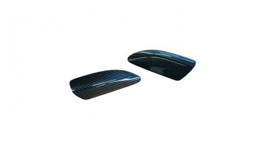 Ferrari F8 door handles - visible Carbon