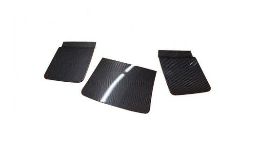 Ferrari F8 cover for rear diffusor air-opening (3 parts) visible Carbon