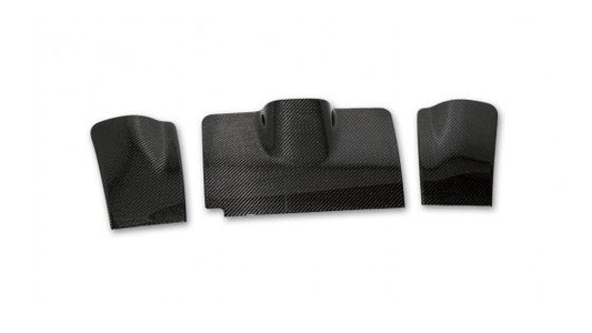 Ferrari 488 cover for rear diffusor air-opening (3 parts) visible carbon