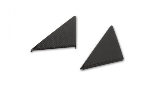 Ferrari 488 Pista triangle cover for side window visible carbon