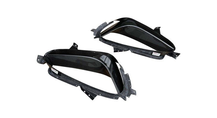 Ferrari SF90 air-guide sidewall visible Carbon