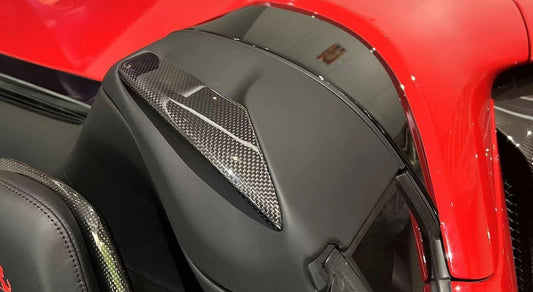 Ferrari SF90 cover safety rollbar visible Carbon for Spider