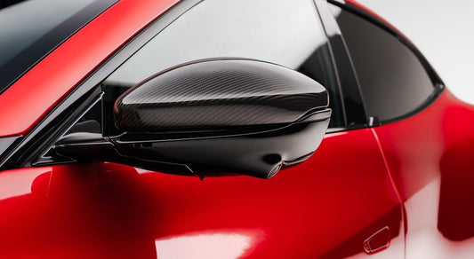 Ferrari Purosangue mirror covers visible Carbon (original Look)