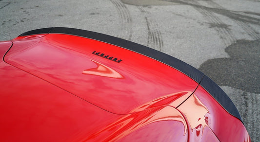 Ferrari 812 rearspoiler lip, visible Carbon GTS