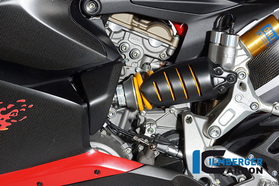 Small Shock Absorber Cover Carbon