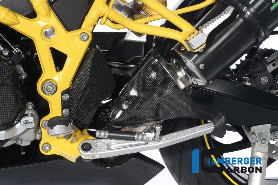Heel guard left Carbon