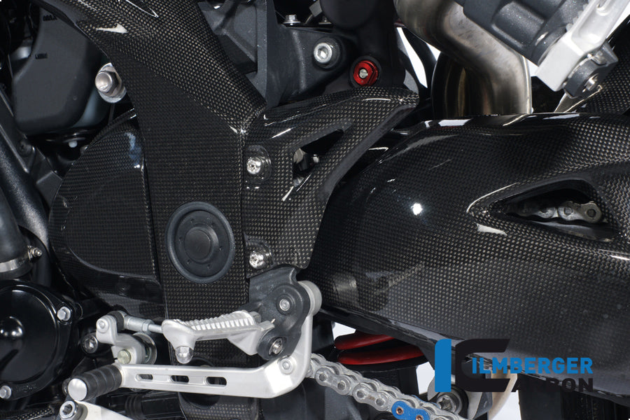 Heel guard left Carbon