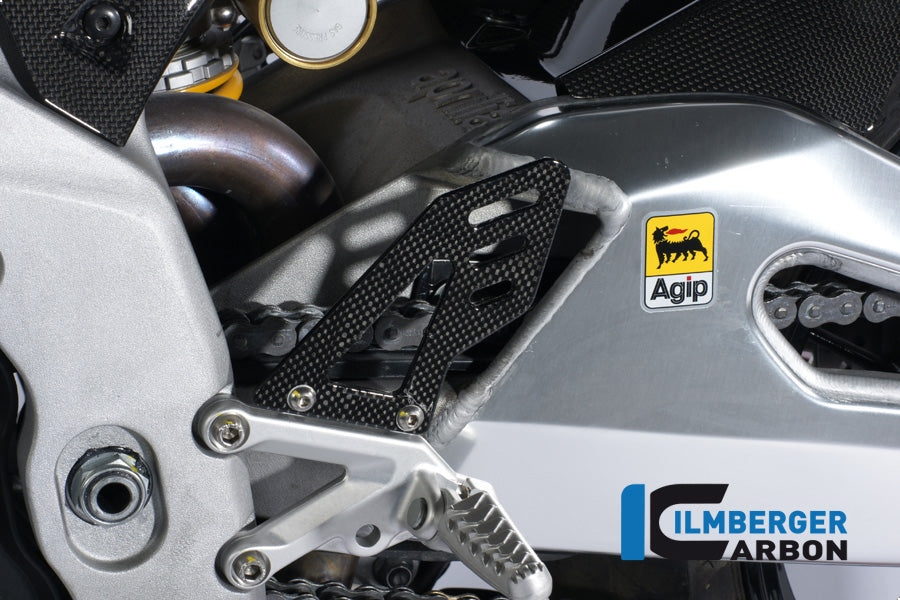 Heel guard left / right rider carbon