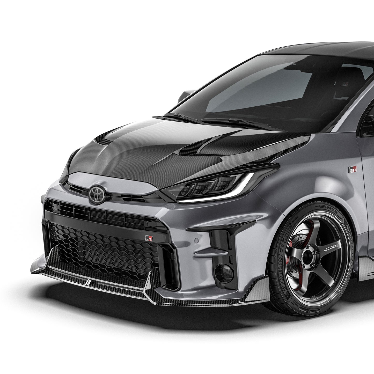 Toyota GR Yaris (Gen 1) carbon fiber front lip 