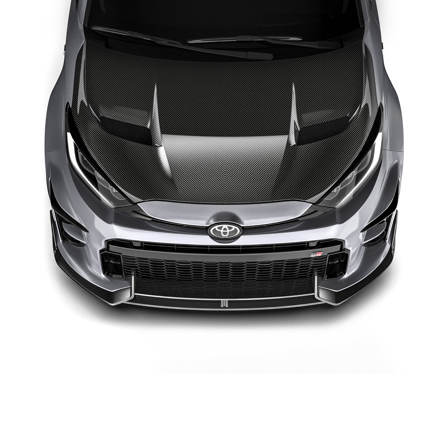 Toyota GR Yaris (Gen 1) carbon fiber front lip 