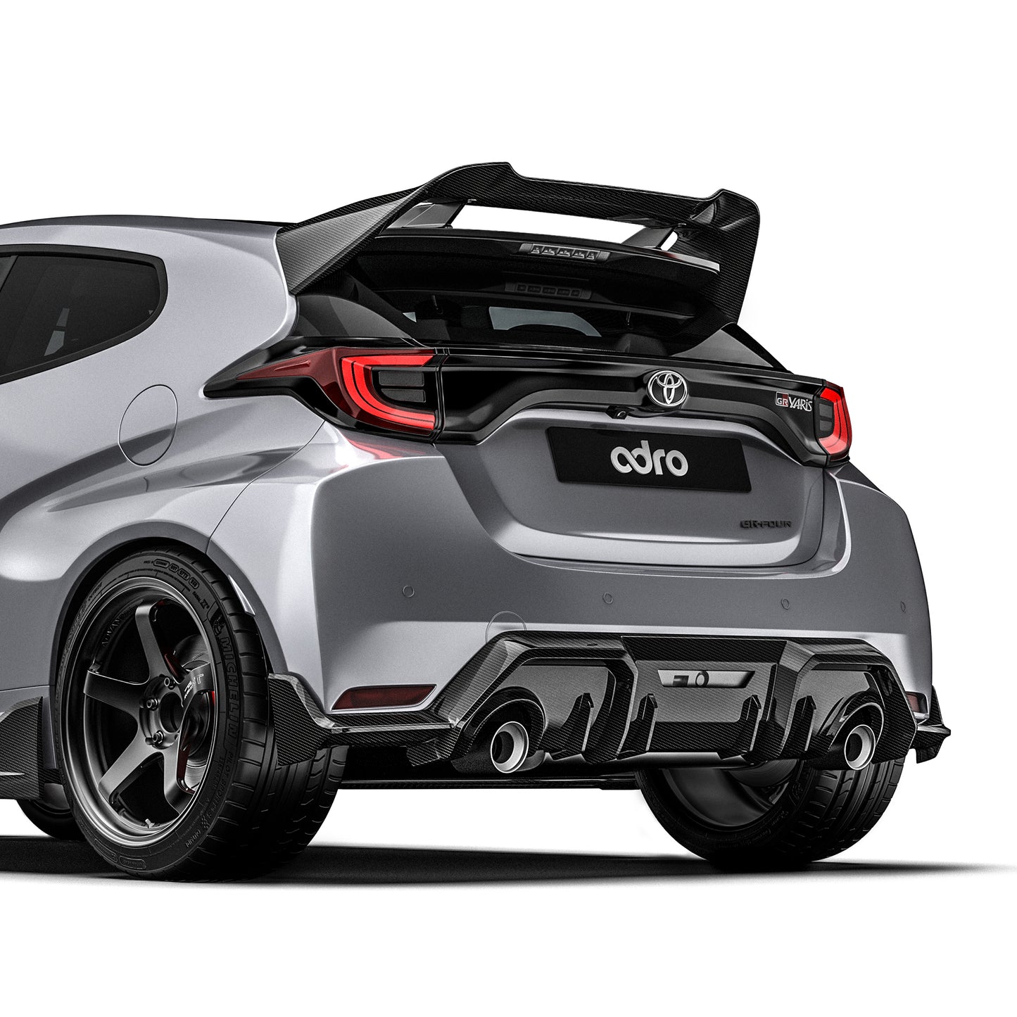 Toyota GR Yaris (Gen 1) carbon fiber rear diffuser