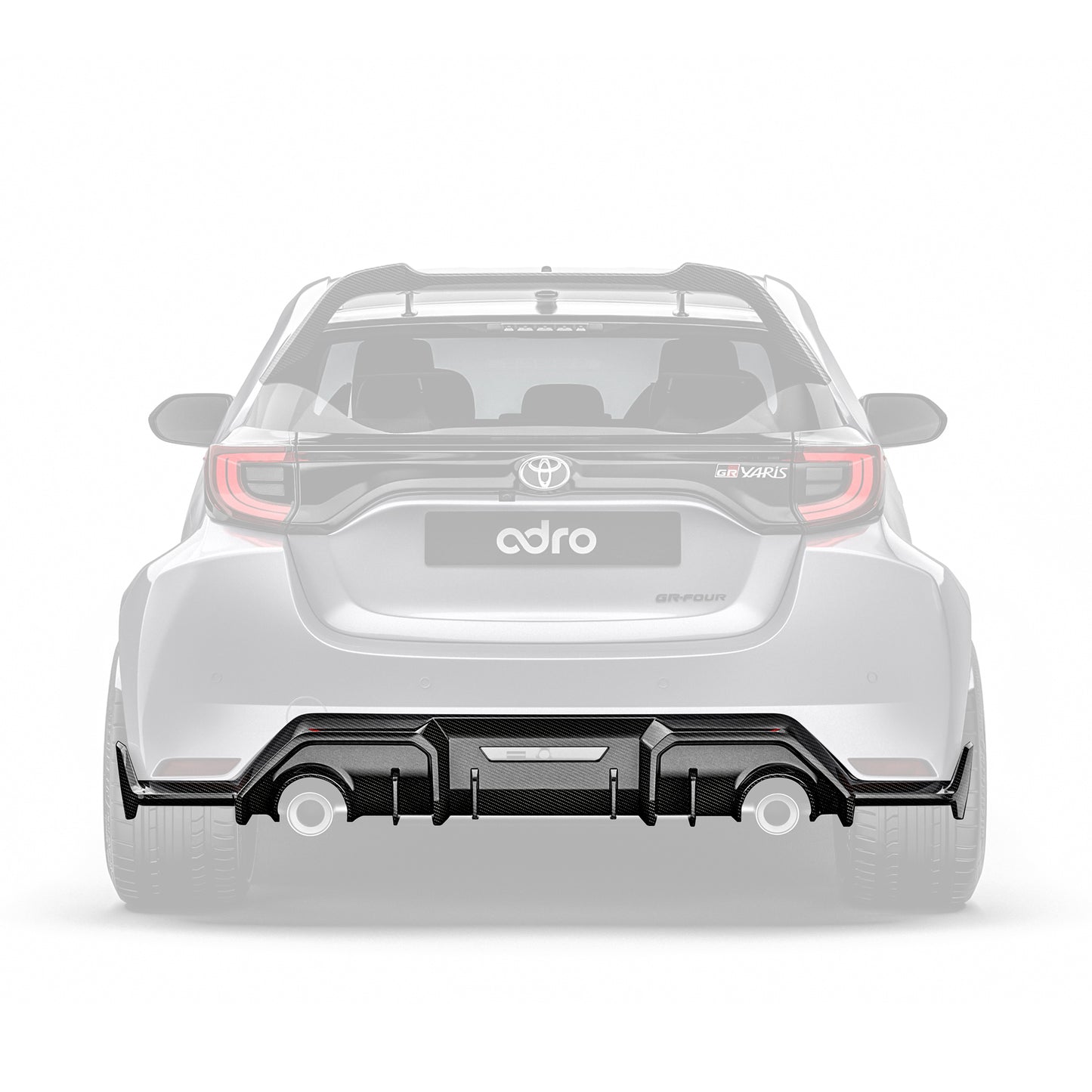 Toyota GR Yaris (Gen 1) carbon fiber rear diffuser