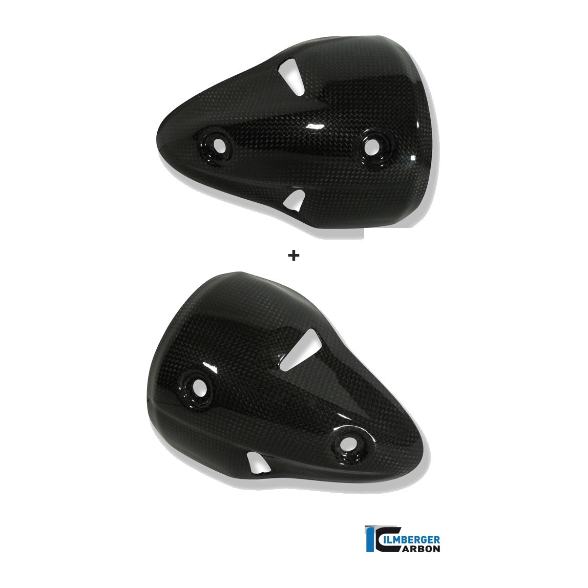 Exhaust heat shield Ducati 696 - left + right set