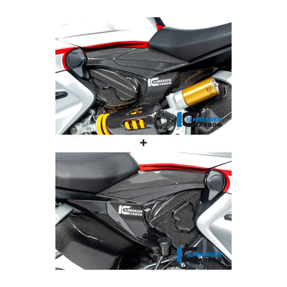 Subframe cover with cam cover Ducati Streetfighter V2 - left + right set