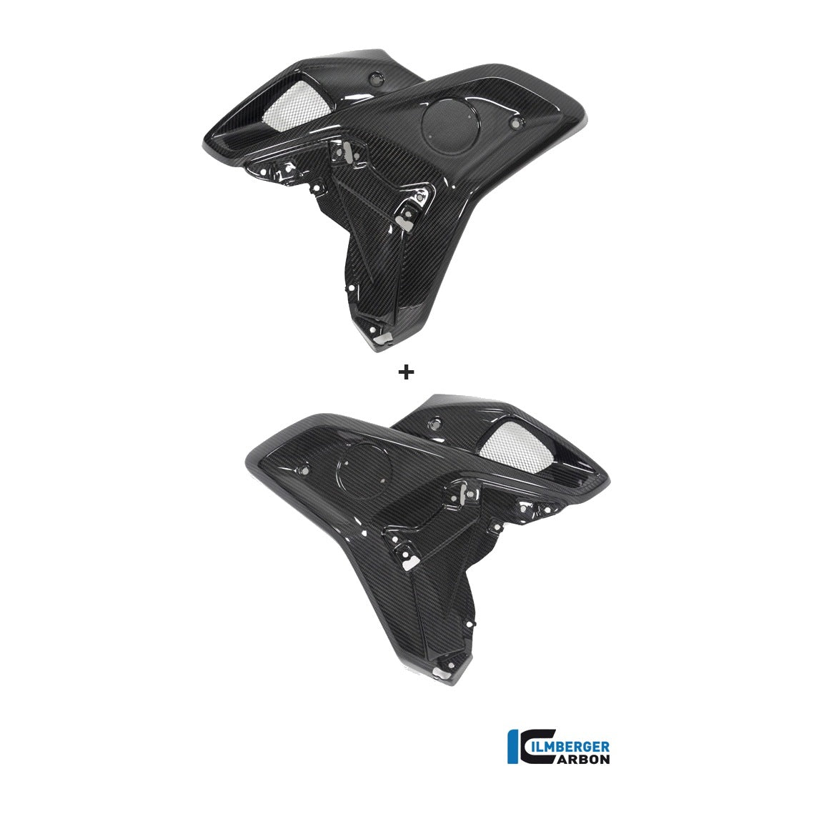 Airtube (for orig. stainless Steel deflector) BMW R 1250 GS - left + right set