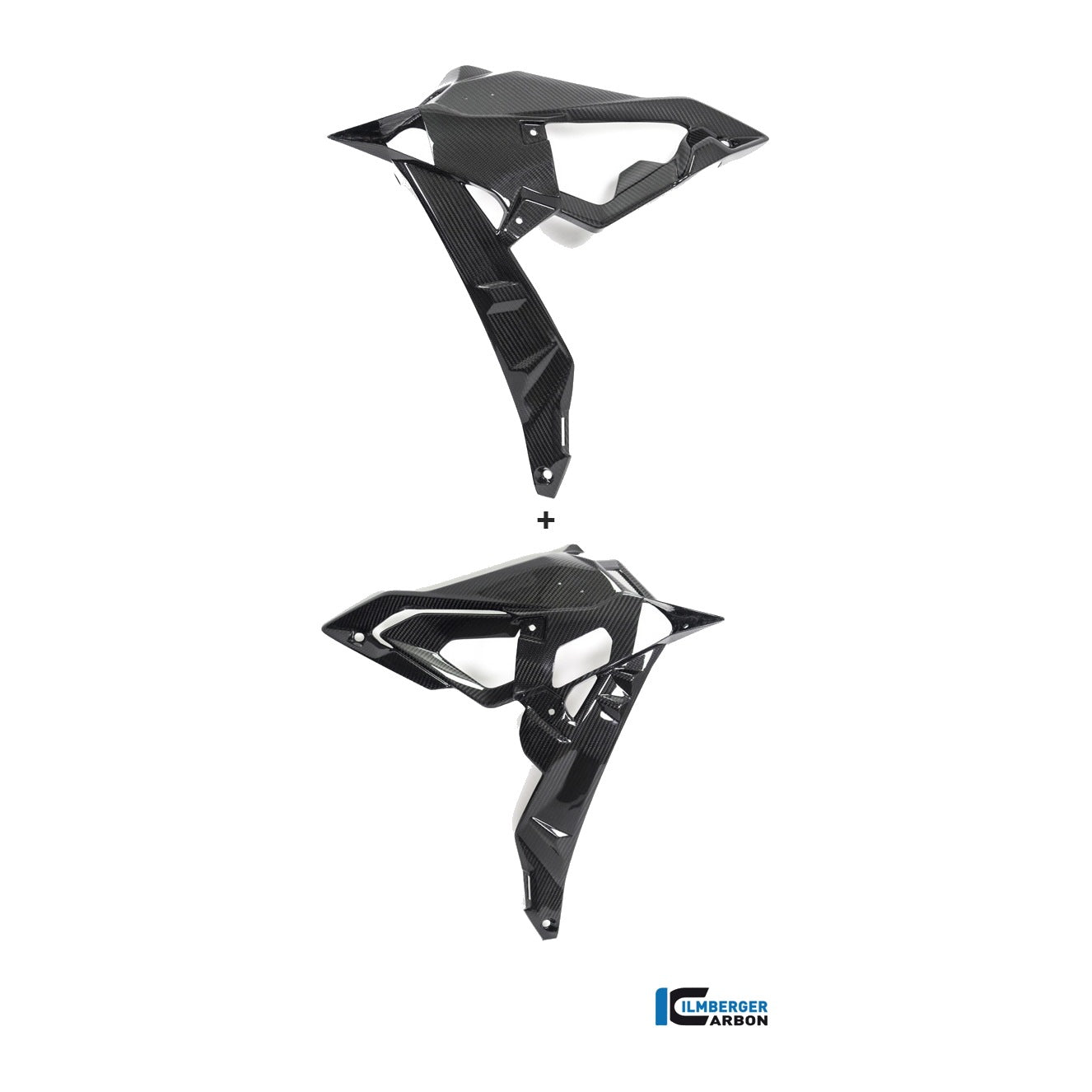Radiator cover / Badge holder - BMW S 1000 R (ab 2017) - left + right set