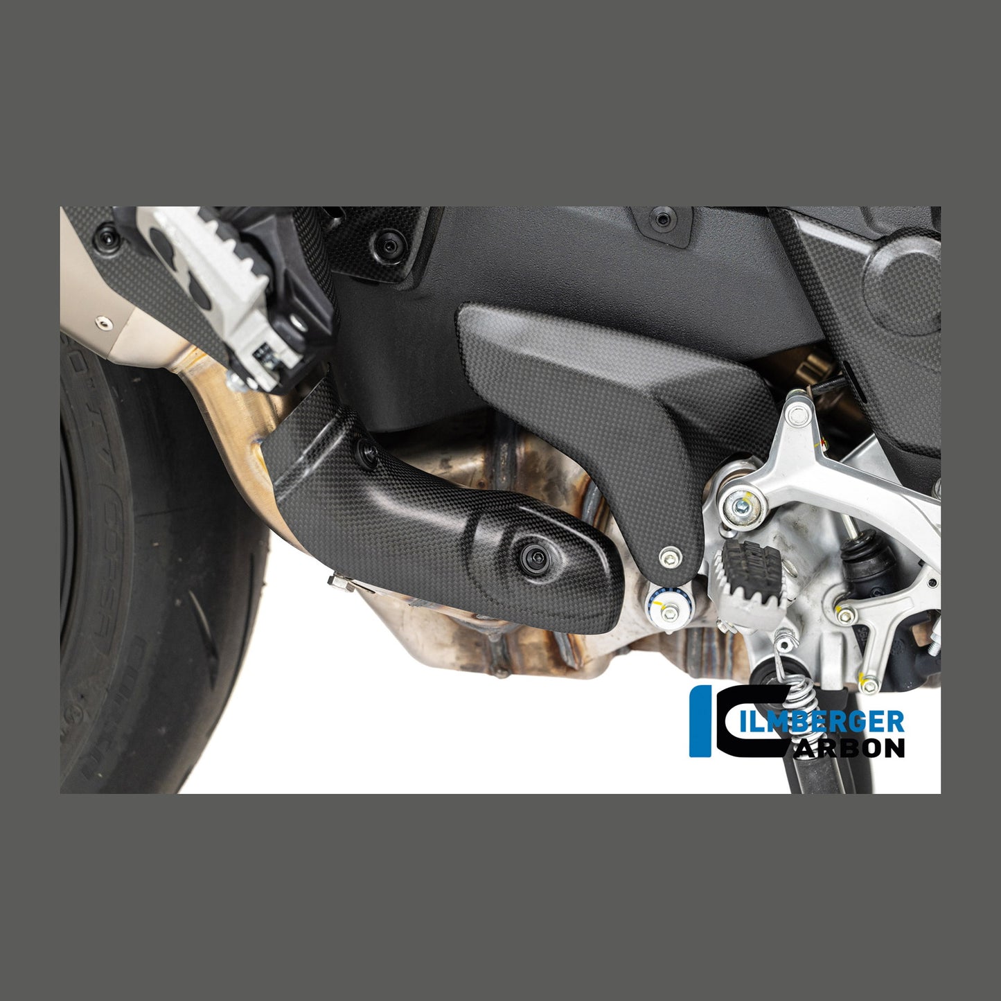 Exhaust heat shield on manifold Ducati Multistrada V4 2025