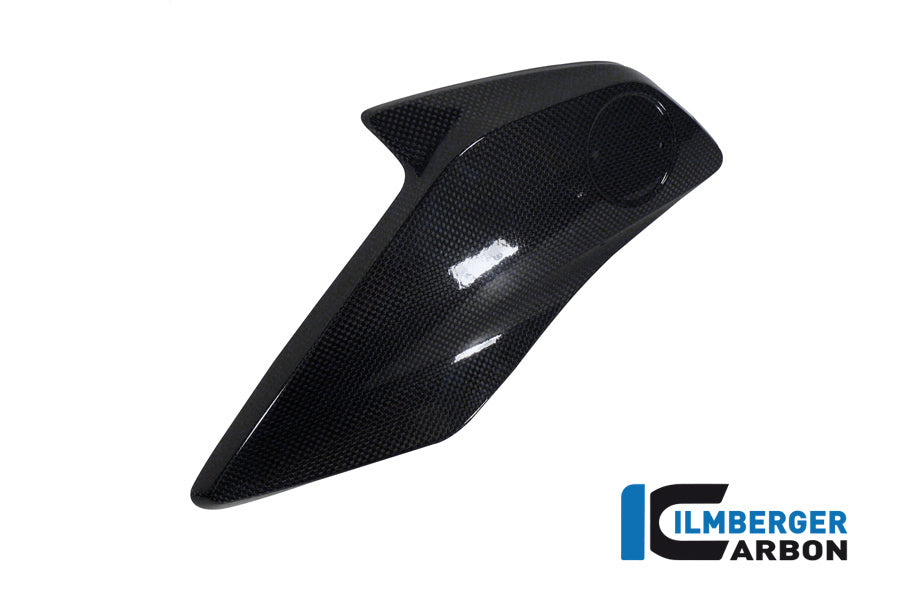 Left water radiator cover (left badge holder) Carbon