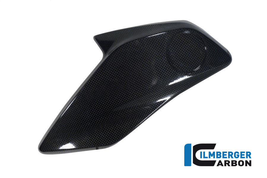 Left water radiator cover (left badge holder) Carbon
