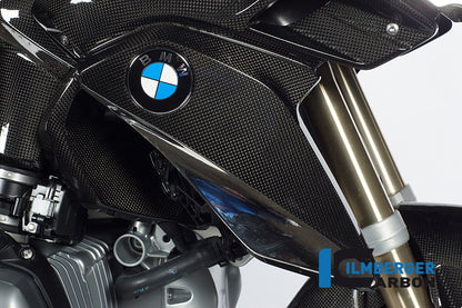Water radiator cover right (Badge holder right) Carbon