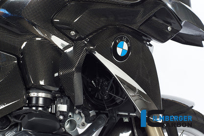 Water radiator cover right (Badge holder right) Carbon