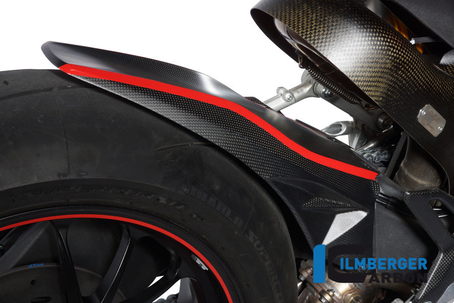 Rear fender long carbon
