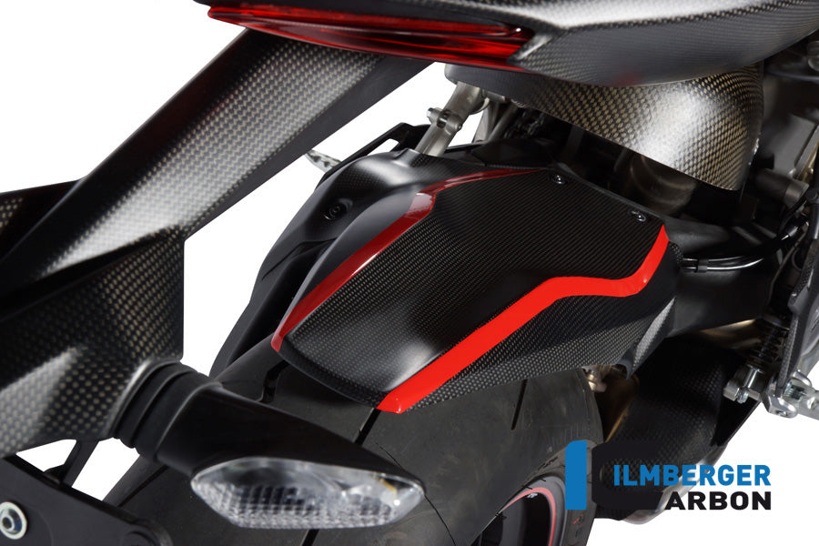 Rear fender long carbon