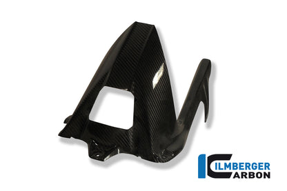 Rear fender with chain guard with ABS carbon