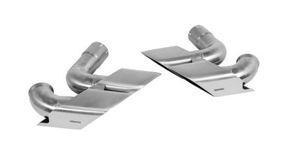 Lamborghini Urus SE tailpipes (4 pieces) for NOVITEC- and original exhaust brushed