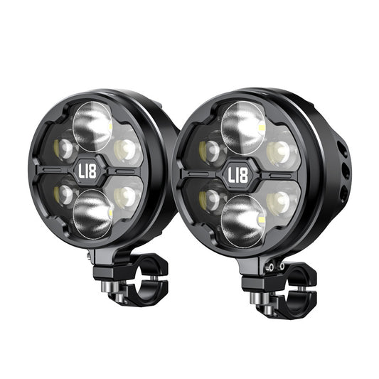 L18S High&Low Beam Auxiliary Light (Black)