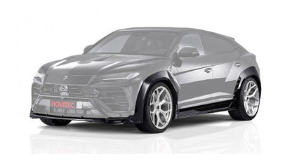 Lamborghini Urus NOVITEC ESTESO WIDEBODY (14-part) including frontbumper-attachment, front strut, widebody set, side panels, rearbumper-attachment, fixing material (PU-RIM)