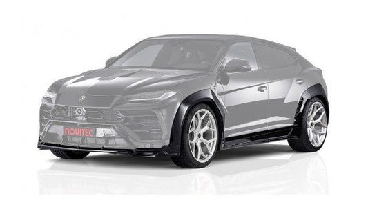 Lamborghini Urus NOVITEC ESTESO WIDEBODY (14-part) including frontbumper-attachment, front strut, widebody set, side panels, rearbumper-attachment, fixing material (PU-RIM)