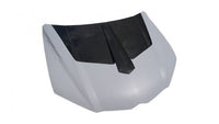 Lamborghini Urus engine bonnet with cover primed for painting / partial visible Carbon with cover visible Carbon