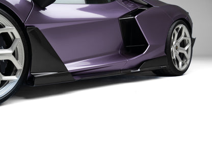 Lamborghini Revuelto Side panels (set) visible carbon