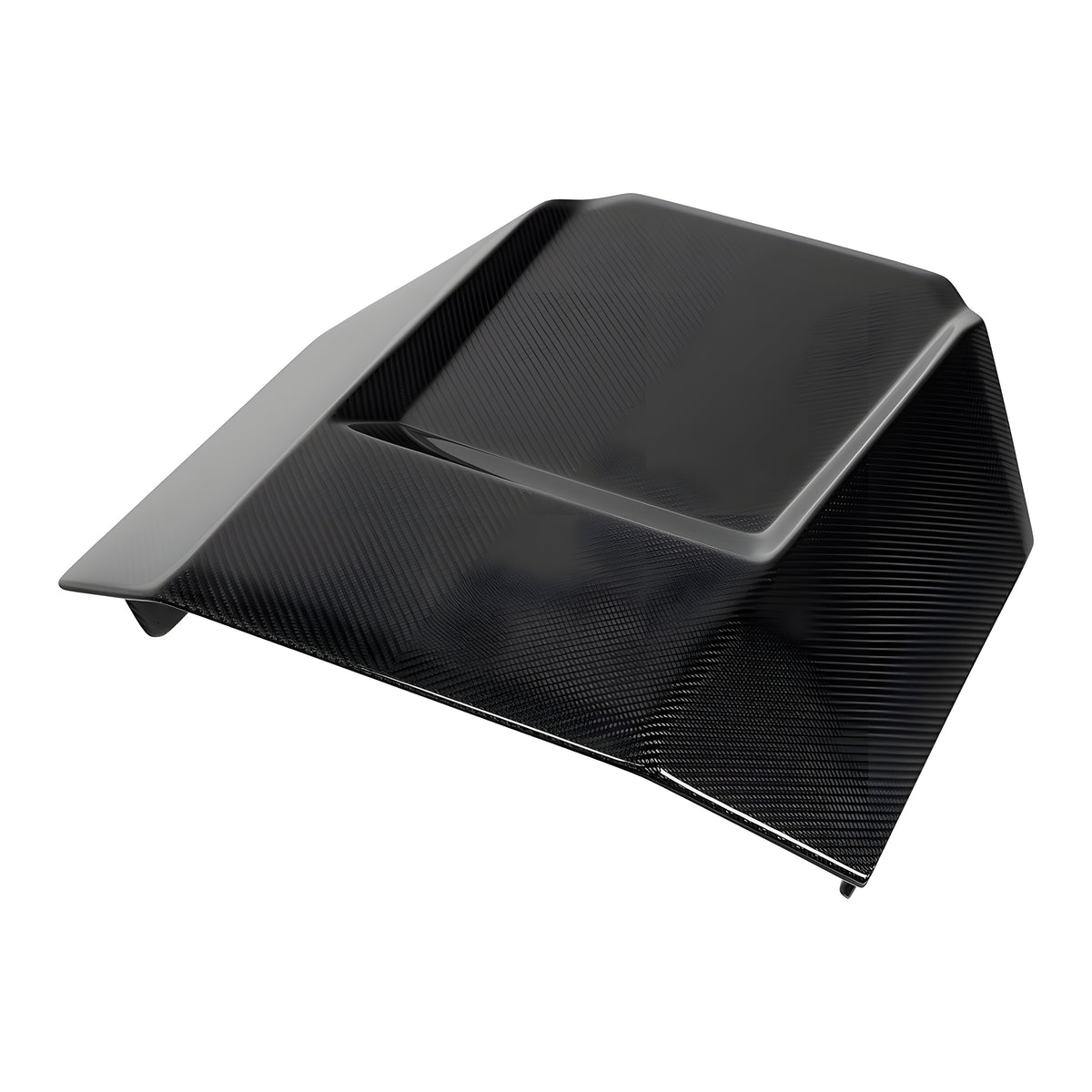 Lamborghini Revuelto Air-scoop supports the negative lift visible carbon