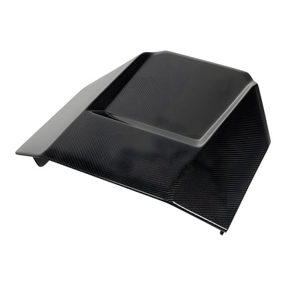 Lamborghini Revuelto Air-scoop supports the negative lift visible carbon