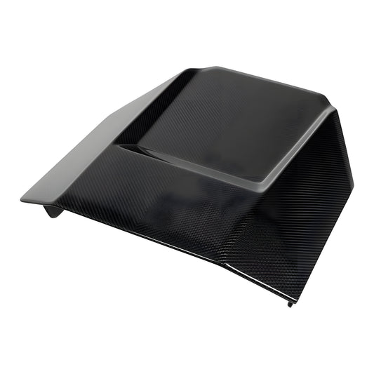 Lamborghini Revuelto Air-scoop supports the negative lift visible carbon