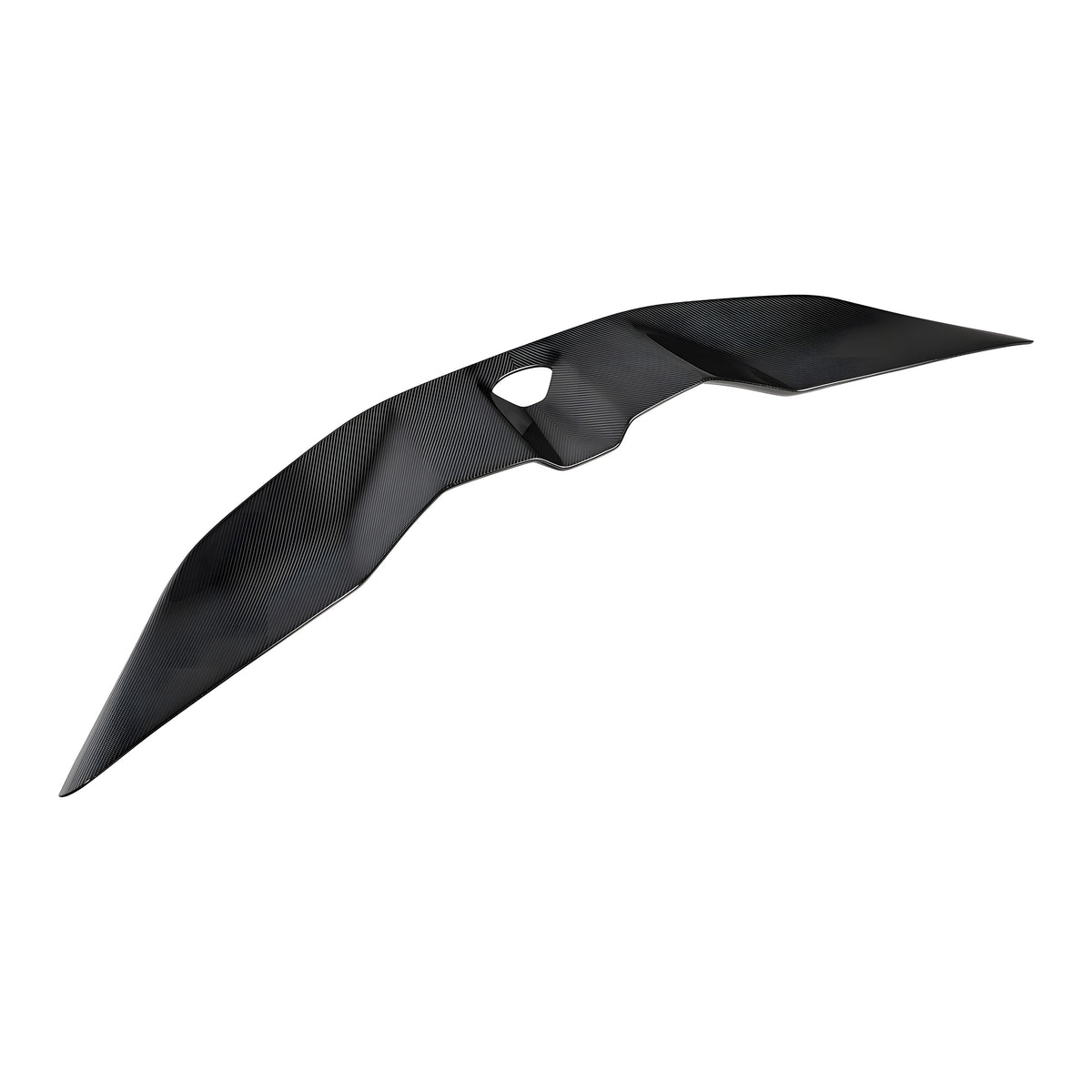 Lamborghini Revuelto Rear wing supports the negative lift visible carbon