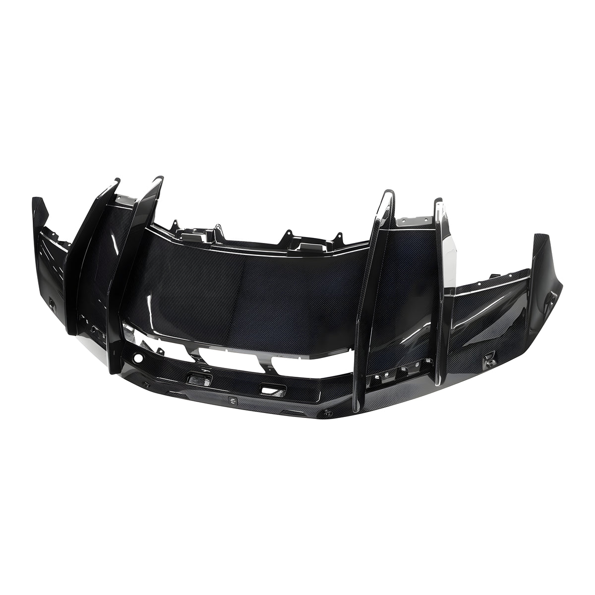 Lamborghini Revuelto Diffuser for cars with rear-view/360 camera - visible carbon