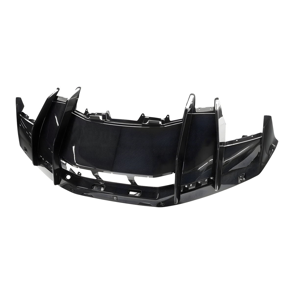 Lamborghini Revuelto Diffuser for cars with rear-view/360 camera - visible carbon