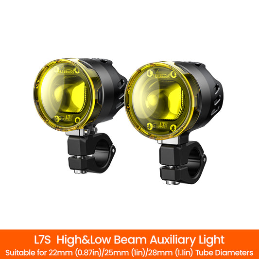 L7S High&Low Beam Auxiliary Light (Black)