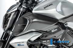 Left air tube cover Ducati Diavel V4 from 2023